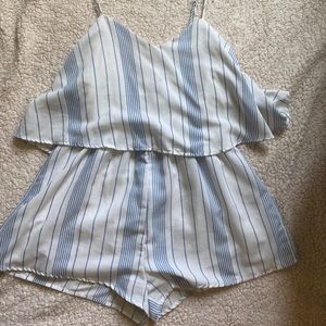 Tobi Striped Romper